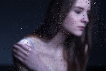 Fototapeta na wymiar Depression in teenager's life