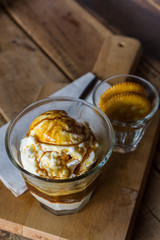 Coffee Affogato, Espresso coffee.