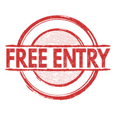 Free entry stamp