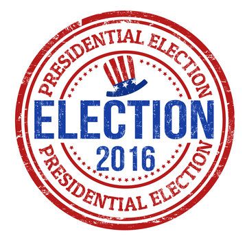 Election 2016 stamp