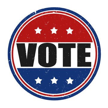 Vote 2016 stamp