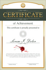 Certificate or diploma template