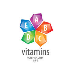 vector logo vitamins