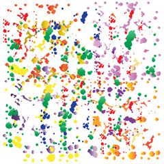 Colorful abstract background on white background , vector illustration