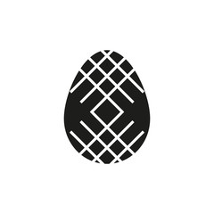 The egg icon. Easter symbol