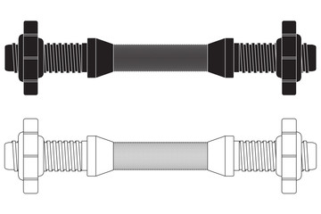 Dumbbell handle icon