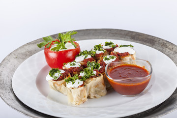 Traditional Turkish dishes