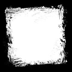 Vector grunge ink frame.