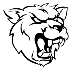 Bear Grizzly Mean Animal Mascot