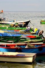 Fototapeta na wymiar Fishing Boats - Barche di pescatori
