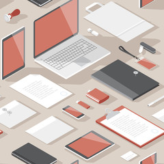 Seamless background pattern for business