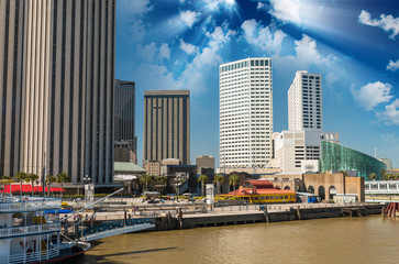Naklejka premium Streets of New Orleans, Lousiana