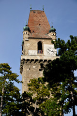 Fototapeta na wymiar Peel Tower Perchtoldsdorf