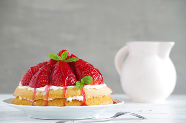 Erdbeertorte