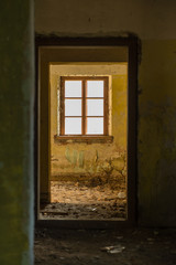 countryside buildings in summer