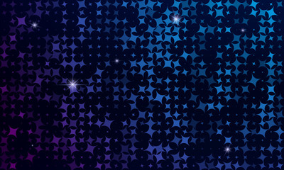Abstract background is from a multi-colored squares and stars.Ve