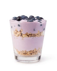 yogurt with muesli and berries