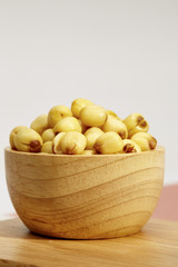 Lotus Seeds in Bowl
