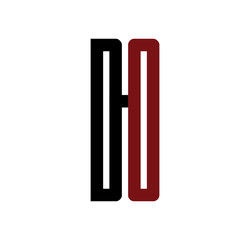 DO initial logo red and black