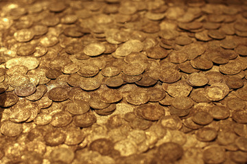 Ancient golden coins