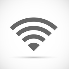 Wireless icon flat