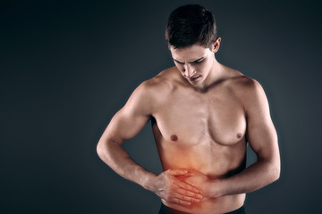 Fototapeta premium Creative concept for body pain