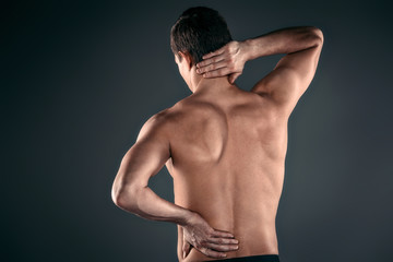 Fototapeta premium Creative concept for body pain