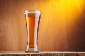 Vase beer glass