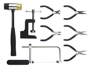 Set of working tools