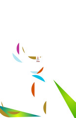 Ribbon swirl business logo