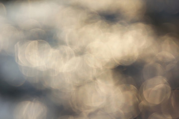 Dreamy abstract sparkle shining bokeh light crystalline soft ora