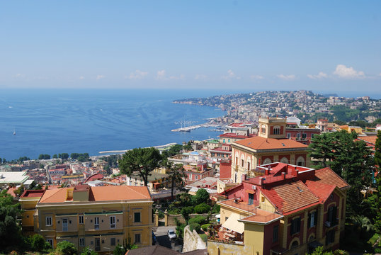 Golfo di Napoli - vista aerea, Italia
