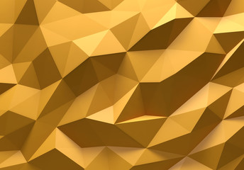 Yellow color triangle geometrical background