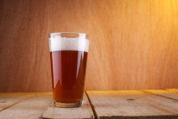 Shaker beer glass
