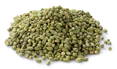 Dried oregano isolated on white background.