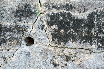 broken and hole in the wall