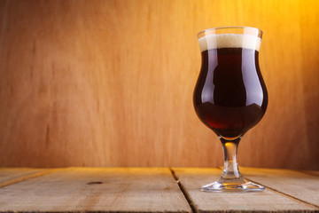 Tulip beer glass