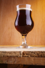 Tulip beer glass