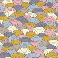 Vector hand drawn pattern. Seamless texture