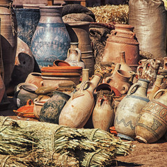Moroccan street market