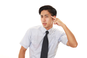 苦悩するビジネスマン