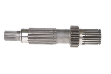 Metal part of engine isolated on white