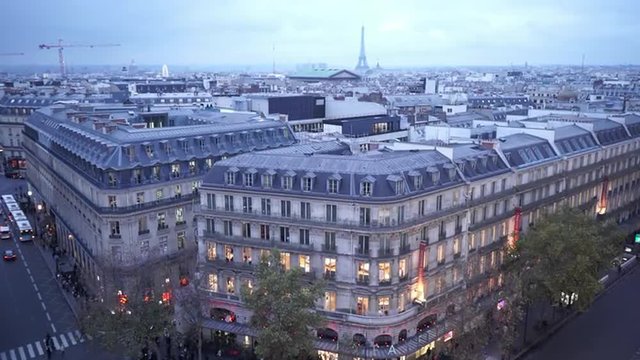 The rooftops of Paris