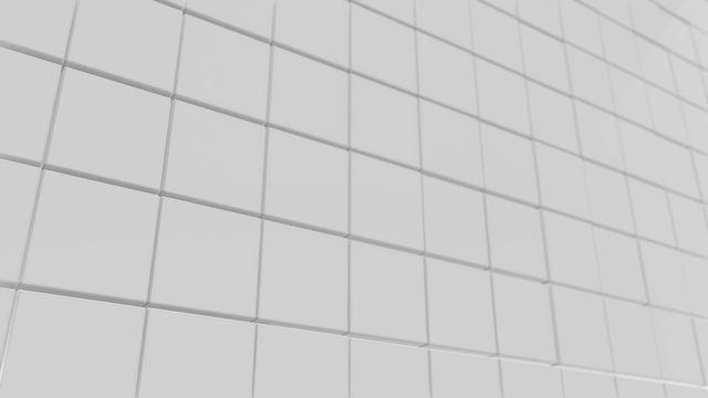 White Cube background 4K. 100 loop