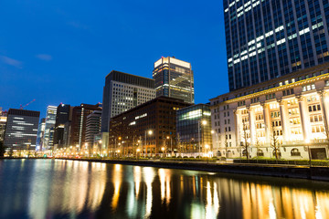 Tokyo cityscape at night