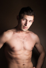 Fototapeta premium muscular guy without a shirt