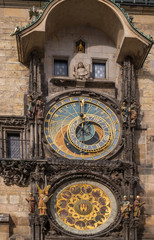 Prague orloj, Medieval astronomical clock on the Old Town Hall in Prague