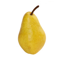 Fresh pears isolated on white background