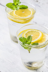 Drink lemon mint