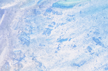 blue watercolor painted background